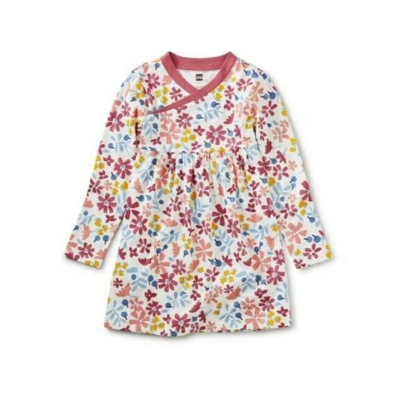 Tea Collection Other - 3/$30 Tea Collection Toddler Girls 3 Chiquita Floral Wrap Dress